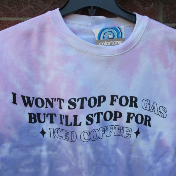 NWT Iced Coffee Graphic Print Sweatshirt - S - Picture 5 of 9